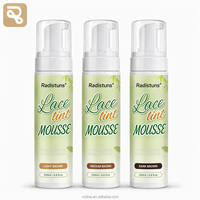 Mousse Teintante Personnalisée 200ml (6.8 Fl oz) 3 Nuances (Clair, Moyen, Brun Foncé) Résistante à la Transpiration, Mousse Teintante à Marque Privée, Logo Personnalisé
