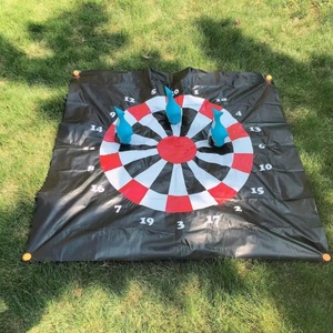 Tapis de jeu de fléchettes gonflables double face Tiger de haute qualité pour 2 joueurs – Jeux de plein air familiaux pour la cour – Divertissement et divertissement garantis - Product Image 3
