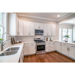 Hoàn Thành đầy đủ thiết lập Trắng KICHEN Tủ thiết kế hiện đại Đồ nội thất nhà bếp bằng gỗ Shaker Modular Mô Hình Bộ KICHEN tủ - Product Image 2