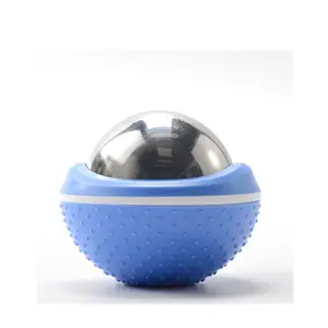 60mm Handheld Revolving Facial Ice Metal Cryo Massage Roller Ball