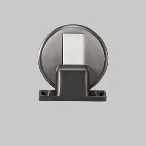 New Arrival Door Stops Stainless Steel Floor Round Mounted Magnetic Door Stopper Magnetic Door Stopper