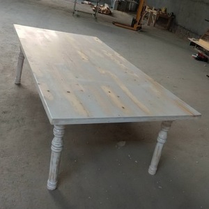 Tavoli e sedie della fattoria di nozze del tavolino <span class=keywords><strong>da</strong></span> <span class=keywords><strong>salotto</strong></span> di <span class=keywords><strong>stile</strong></span> <span class=keywords><strong>industriale</strong></span> superiore della porta di legno dell'annata per il banchetto all'aperto del partito di evento - Product Image 2