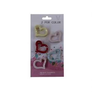 Pinza para el pelo con forma de macaron de 6 cm, accesorio para el cabello para mujeres - Product Image 2