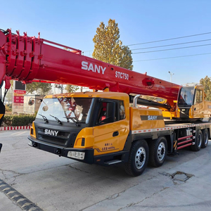 Durable Used Sany 75 Ton Mobile Truck <b>Crane</b>, Heavy Duty Construction <b>Crane</b> For Engineering Work - Product Image 1