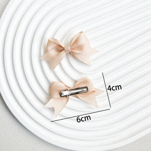 Lot de 10 pinces à <span class=keywords><strong>cheveux</strong></span> antidérapantes avec nœud <span class=keywords><strong>pour</strong></span> <span class=keywords><strong>cheveux</strong></span>, accessoires entièrement couverts <span class=keywords><strong>pour</strong></span> bébés filles et petits enfants, barrettes élégantes - Product Image 5