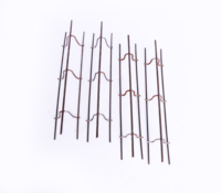 Supports triangulaires en acier renforcé continu pour la fixation des barres d'armature dans les dalles de béton pour la construction