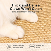 Les sangles de jambe sont durables et n'ont pas tendance à perdre leurs particules. C'est un grattoir pour chat qui protège les canapés, les tables et les chaises.