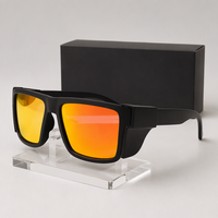 Lunettes de sécurité Z87, monture carrée, lunettes de soleil polarisées avec protection latérale, adaptées au cyclisme, unisexe