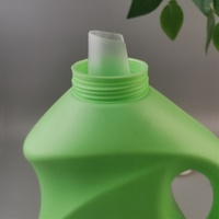Vente en gros Logo ou étiquette personnalisés 1L 2L 2,5 L 3L 5L Grand détergent de lessive vide Bouteille de liquide de lavage en plastique avec bouchon