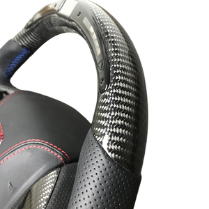 Volante Deportivo para <span class=keywords><strong>Honda</strong></span> 3th FTI HRV, Volante de Coche LED con Fibra de Carbono Negra y Gamuza para 3th FTI HRV - Product Image 3