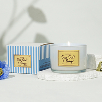 Lilin Aroma Kedelai Vegan Buatan Tangan Berbentuk Geometris, Kerajinan Kaca Personal, Hadiah Natal, Pesta Liburan, Dekorasi Rumah Unik
