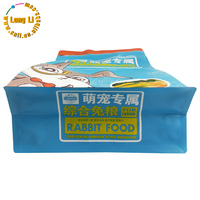 Sachet refermable à fond plat personnalisé, imprimé en héliogravure, écologique, imperméable et résistant à l'humidité, pour aliments pour animaux, sushis et gelées