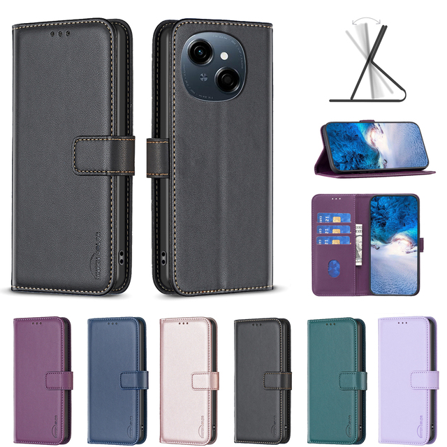 Wallet Genuine Leather Era Hood Magnetic Flip Phone Case for OPPO A60 4G A38 A18 A58 A98 5G A78 Find X6 Pro Realme C53 C33 C55