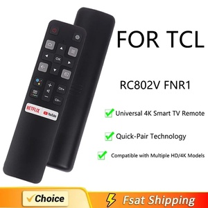 สมาร์ทโฮมสำหรับ <span class=keywords><strong>TCL</strong></span> รีโมทคอนโทรลอินฟราเรดเหมาะสำหรับทีวีรีโมทคอนโทรล RC802V FMR1 FMR2 FLR1 FUR5 FUR7 FUR6ไม่มีเสียง <span class=keywords><strong>COM</strong></span> - Product Image 2