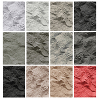 Pierre artificielle en polyuréthane, imitation pierre, légère, pour intérieur et extérieur, imperméable, matériau en forme de champignon, panneau mural en pierre 3D en PU