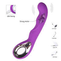 Heißer Verkauf 10-Gang Silikon Wasserdichter G-Punkt-Dildo Weiblicher Masturbator Kitzler-Massager Vibrator Sexspielzeug für Frauen Analdildo