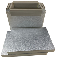 Ventilation Sandwich conduits d'air panneau Composite en aluminium PU panneau pré-isolé avec feuille d'aluminium des deux côtés pour pièce de système HVAC