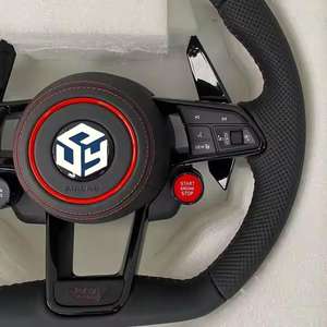 Volante Deportivo de Fibra de Carbono Mejorado con Levas de Cambio para Volkswagen Golf 2019 2020 2021 2022 <span class=keywords><strong>2023</strong></span> 2024 - Product Image 4