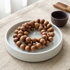 ลูกปัดไม้จันทน์กลม10มม,ลูกปัดไม้จันทน์,ลูกปัดไม้จันทน์มาลา - Product Image 1