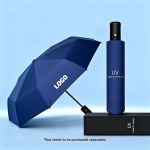 Paraguas Promocional de Bolsillo Mini, Personalizable con Logotipo, Plegable en 3 Secciones, Tela Pongee, Protección UV - Product Image 1