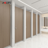 Jialifu - Sistema de Mamparas para Baños Públicos, Diseño Moderno, Tablero Fenólico, Lámina HPL Impermeable, para Hoteles
