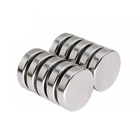 N50H N40SH N33UH Disco personalizado Redondo Circular Proveedor dorado Materiales Imanes de neodimio permanentes fuertes