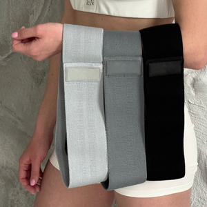 Bande de Résistance Élastique en Polyester pour Fessiers et Hanches, Idéale pour l'Entraînement des Glutes, avec Logo Personnalisé – Offre Spéciale - Product Image 3