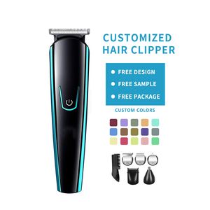 <span class=keywords><strong>Ensemble</strong></span> de tondeuses à cheveux électriques 5 en 1 personnalisées en usine, rechargeables, sans fil, tondeuse à poils du nez, <span class=keywords><strong>ensemble</strong></span> de toilettage pour hommes - Product Image 2