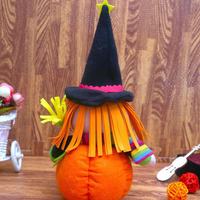 Poupée en peluche d'Halloween directement de l'usine, poupée amusante, poupée de chiffon, citrouille, petite sorcière, décorations et ornements