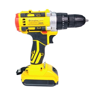 Juego de 25 Piezas de Taladro Inalámbrico Portátil de Litio, Taladro de Impacto Recargable 3 en 1, Kit de Destornillador para el Hogar A01 - Product Image 1