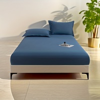 Parure de lit 3 pièces de luxe pour hôtel, style américain, 100 % polyester, tricot double brossé, imprimé 3D, 200 fils, écologique et biologique