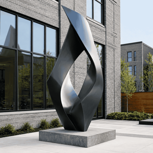 Sculpture en acier inoxydable finition miroir pour les places de bord de mer, les parcs, les centres de villégiature et les installations <span class=keywords><strong>d</strong></span>'art public - Product Image 5