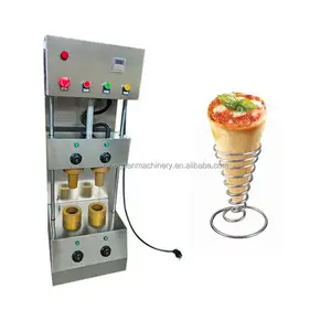 Bäckerei kegel Pizza herstellungs maschine Pizza kegel formung Herstellung Press maschine Maschinen ofen Preis zum Verkauf Pizza kegelform maschine