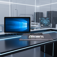 Écran tactile industriel capacitif/résistif de 10,4 à 32 pouces, intégré/avec support VESA/cadre ouvert, moniteur LCD/LED