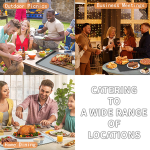 Tenere caldo <span class=keywords><strong>il</strong></span> cibo tappetino riscaldante portatile temperatura regolabile vassoio in Silicone riscaldamento riscaldamento elettrico veloce pieghevole piastra calda <span class=keywords><strong>posto</strong></span> - Product Image 6