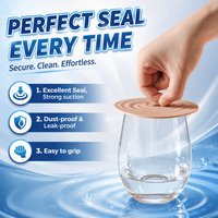 Couvre-tasse en silicone de 10 cm, anti-poussière, anti-fuite, universel, réutilisable, pour tasse à café, thé, tasse de bureau, logo personnalisé