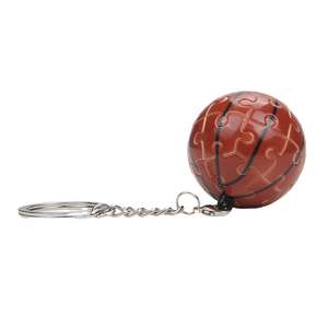 Bán buôn 3D ghép hình câu đố bóng Keychain di động ABS hình cầu phim hoạt hình phong cách nhựa Câu Đố 4cm đường kính 24 miếng có thể tháo rời - Product Image 1
