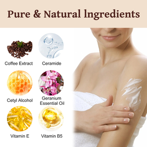 Loción Corporal Antiarrugas de Café Orgánico, Hidratante, Alivia la Sequedad, Mejora la Aspereza, Refrescante, Delicada, Iluminadora - Product Image 3