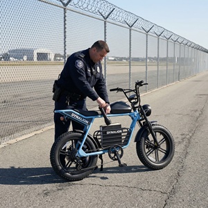 Bici Elettrica da Strada Retrò con Pneumatici Larghi e Telaio Rinforzato, con Cambio a 7 Velocità, Cruiser da Servizio per Percorsi Perimetrali Aeroportuali - Product Image 2