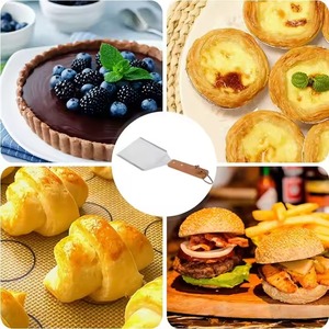 <span class=keywords><strong>Teppanyaki</strong></span> Burger Turner Steak Espátula Barbacoa Asar Acero inoxidable Filete Freír Pancake Bbq Grill Espátula para utensilios de cocina - Product Image 5