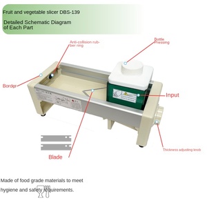 Machine à trancher les tomates en acier inoxydable - Product Image 4