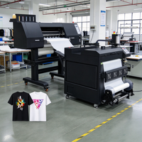 Mesin Printer DTF Dual Head dengan Tinta Putih, Sistem Pengaduk Tinta Putih untuk Pencetakan Transfer Panas Tekstil