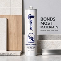 JUNBOM 6500 Mastic silicone non corrosif pour miroirs, non tachant, monocomposant, pour miroirs décoratifs et verre, service personnalisé fabricant