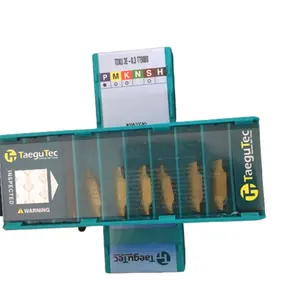 Güney kore üretici orijinal TAEGUTEC CNC kanal açma ekler TDXU 3E-0.3 TT9080 TT9030