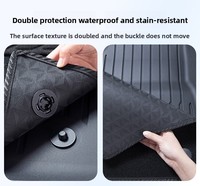 Tapis de sol complets en TPE à double couche, 11 pièces, avec couverture amovible ciel étoilé pour Tesla, nouveau modèle 3 amélioré
