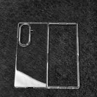 Funda Delgada Transparente Brillante para Galaxy Z Fold 8, Carcasa de PC para Samsung Galaxy Z Fold 8 Ultra 7 6