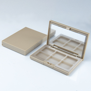 Contenedor de sombra de ojos rectangular personalizable de alta calidad, paletas de plástico vacías para lápiz labial - Product Image 4