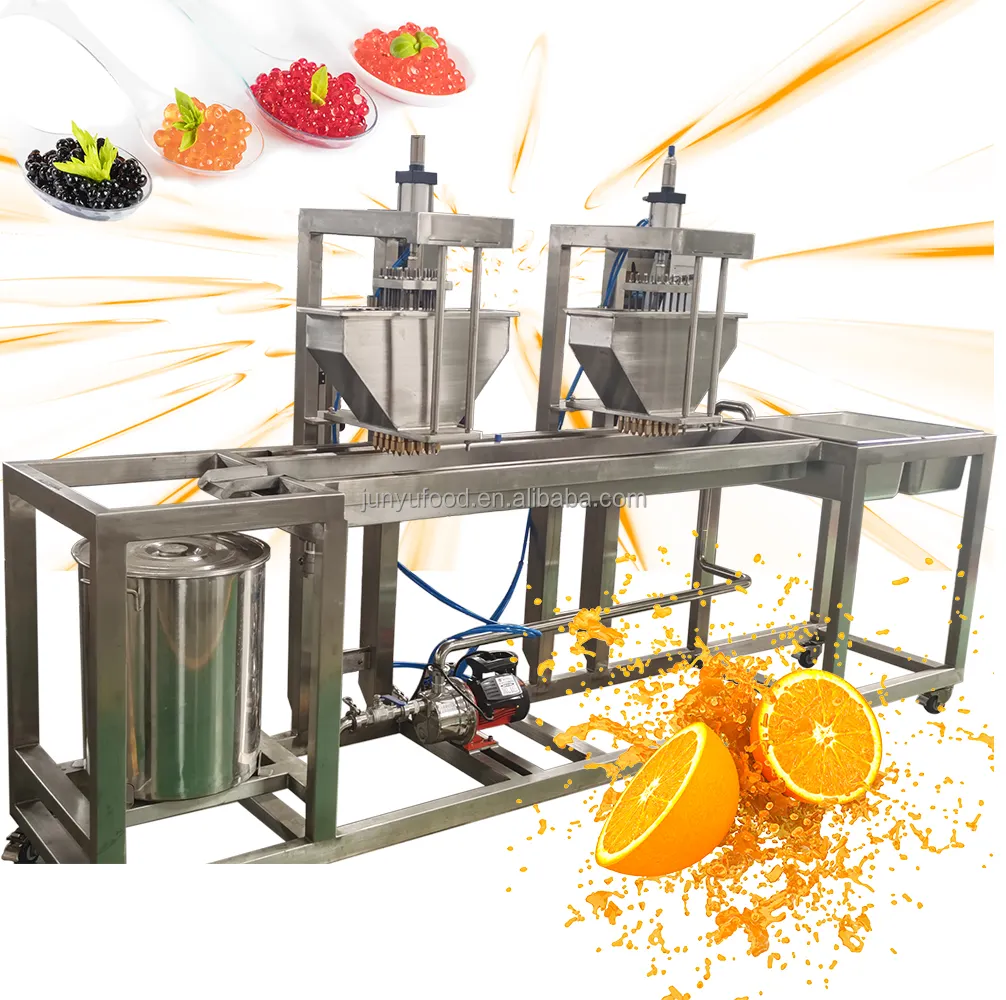 Automatic dropping juice ball popping Boba machine poping automation Boba pearl making machine from shanghai