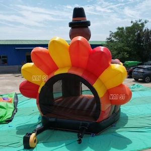 <span class=keywords><strong>Castello</strong></span> Gonfiabile a Tema Tacchino con Scivolo e Decorazioni per il Ringraziamento, con Soffiatore d'Aria Incluso - Product Image 3