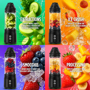 Vaso Mezclador Portátil de 700 ml con Base Desmontable, Fácil de Transportar, para Viajes, Batidora de Smoothies Recargable por USB C, Exprimidor de Frutas Portátil - Product Image 4